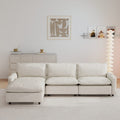 Modular Electric Reclining Sofa with Charging & Heating – Cloud Sofa, Convertible L-Shaped Sectional Couch