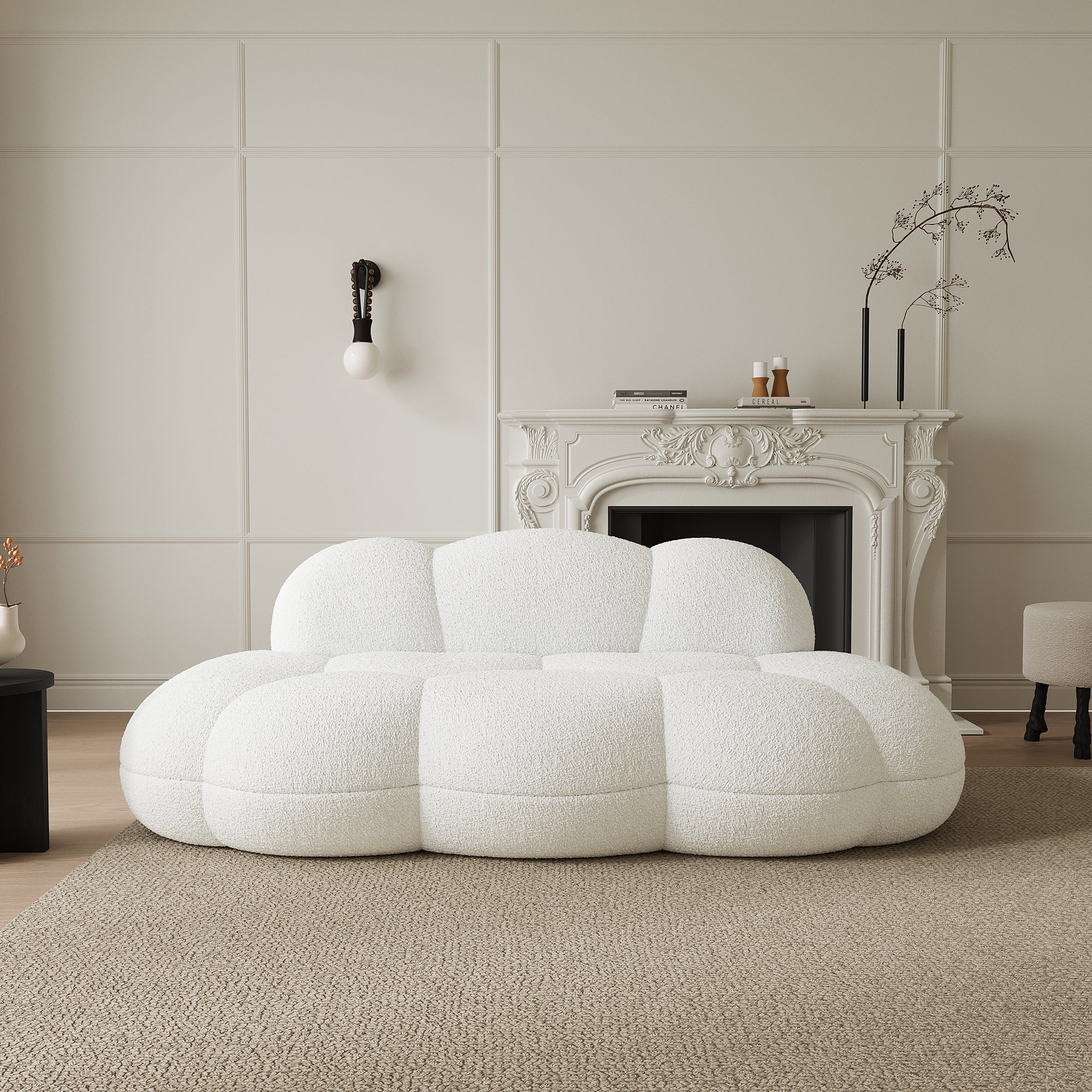 Scandi Round Sintered Stone Coffee Table